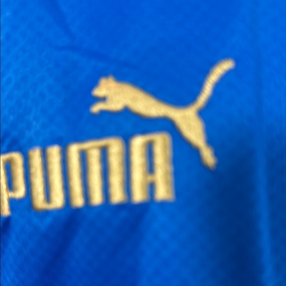 Puma Men's Blue Italy Soccer Jersey Size Large - Picture 6 of 13